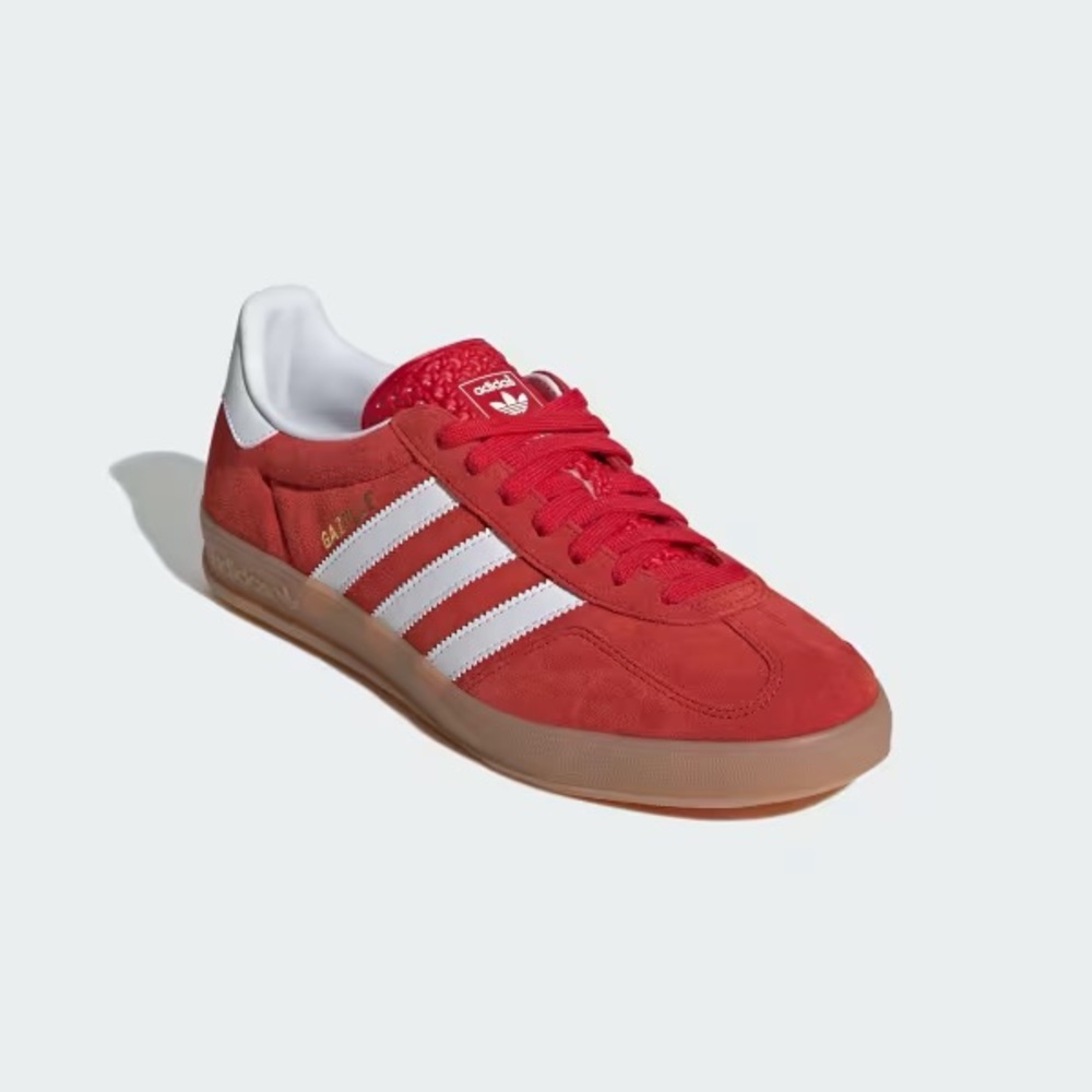 Red Adidas Gazelle Sneakers